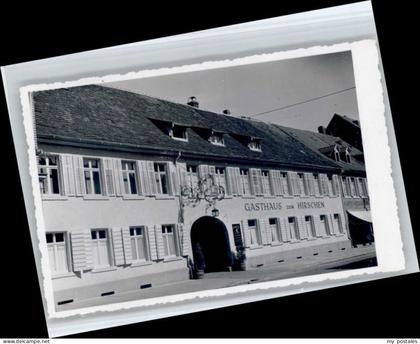 Waldkirch Breisgau Waldkirch [handschriftlich] Gasthaus zum Hirschen
