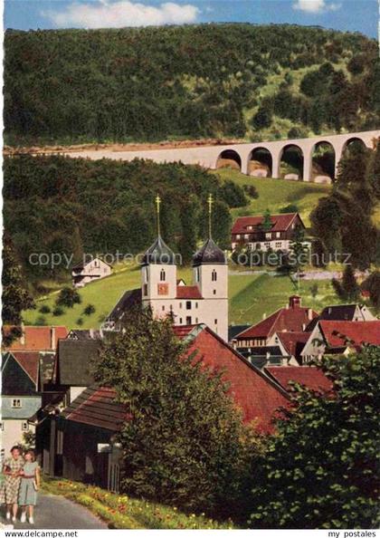 Wiesensteig BW Malakoff Bruecke Kirche