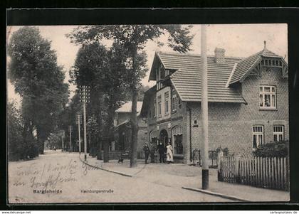 AK Bargteheide, Passanten in der Hamburgerstrasse