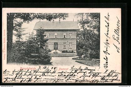 AK Bargteheide, Pastorat mit Vorgarten