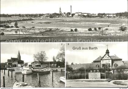 Barth Gesamtansicht Am Hafen Sowjetisches Ehrenmal