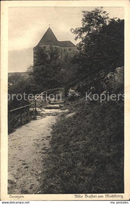 Bautzen Sachsen Alte Bastei am Muehlberg Serie Heimatschutz Postkarten