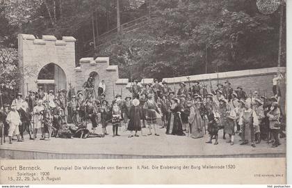 (107815) AK Bad Berneck im Fichtelgebirge, Festspiel Die Wallenrode von Berneck