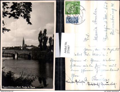 275487,Eggenfelden Rott Partie b. Gern Brücke Kirche