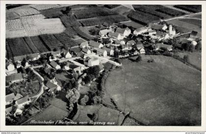 CPA Meilenhofen Mainburg in der Hallertau Niederbayern, Luftaufnahme von Landschaft, Häuser, Feld