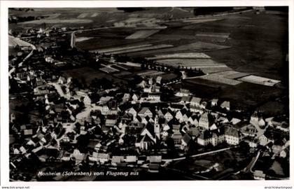 CPA Monheim in Schwaben, Monheim (Schwaben) vom Flugzeug aus