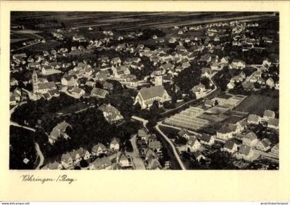 CPA Vöhringen an der Iller Schwaben, Fliegeraufnahme