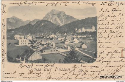 GERMANY - Fussen - Gruss aus Fussen 1900