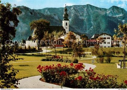 Inzell Kurparkanlagen Kirche Rauschberg Chiemgauer Alpen