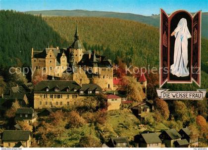Lauenstein Oberfranken Burg Lauenstein Die weisse Frau
