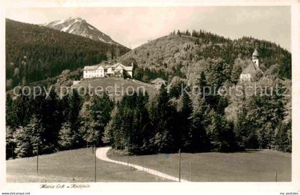 Maria Eck Kloster mit Hochfelln Chiemgauer Alpen