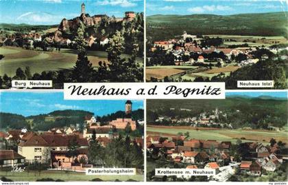 Neuhaus Pegnitz Burg Neuhaus Panorama Posterholungsheim Krottensee mit Neuhaus