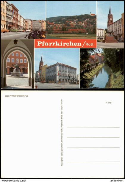 Pfarrkirchen Mehrbild-AK Ortsansichten 8340 PFARRKIRCHEN/Rott 1980