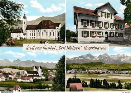 Urspring Hirschau Oberpfalz Kirche Gasthof Drei Mohren Panorama
