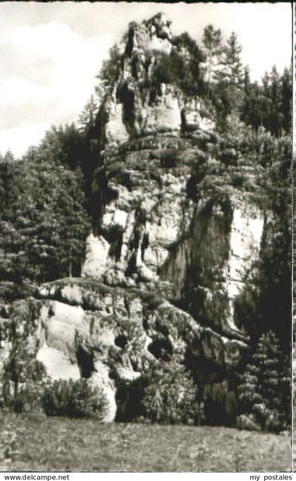 Velden Mittelfranken Loewenfelsen bei Velden ungelaufen ca. 1955