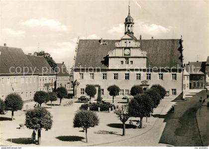 Belgern Elbe Markt Rathaus