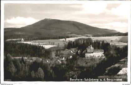 Bensheim Bergstrasse Bensheim - Schoenberg a. d. Bergstrasse  x 1952