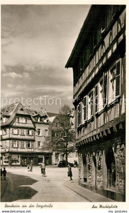 Bensheim Bergstrasse Marktplatz
