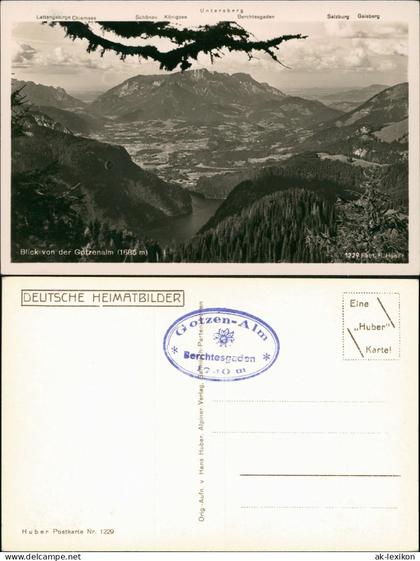 Ansichtskarte Berchtesgaden Gotzenalm (Berg, Berchtesgaden) 1935