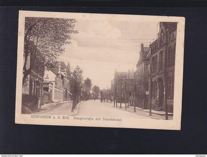 Dt Reich AK Bergheim a.d. Erft Hauptstrasse