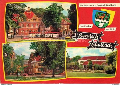 BERGISCH-GLADBACH NRW Schloss Parkpartien Wappen