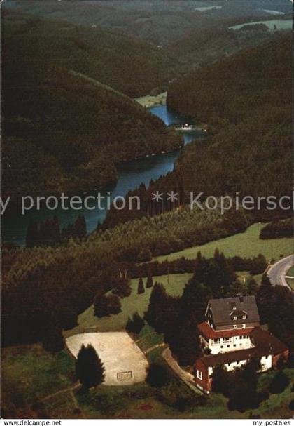 Bergneustadt Jugendherberge an der Aggertalsperre Fliegeraufnahme