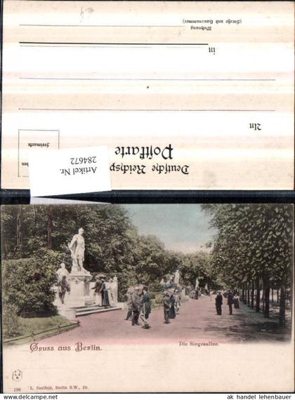 284672,Berlin Die Siegesallee Statuen