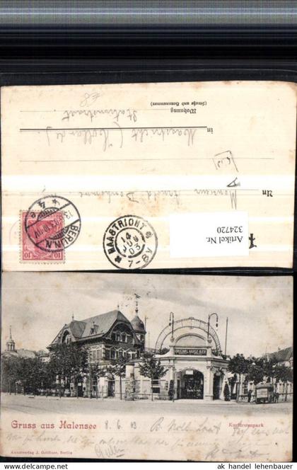 324720,Berlin Gruß aus Halensee Kurfürstenpark