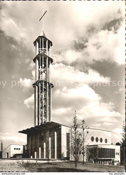 BERLIN  CITY Hansaviertel Kaiser Friedrich Gedaechtniskirche Architekt L. Lemmer