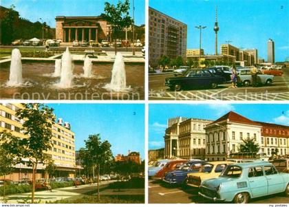 Berlin Mahnmal Unter den Linden Karl Marx Allee Interhotel Unter den Linden Oper