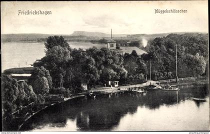 CPA Berlin Köpenick Friedrichshagen, Müggelschlösschen, Müggelsee
