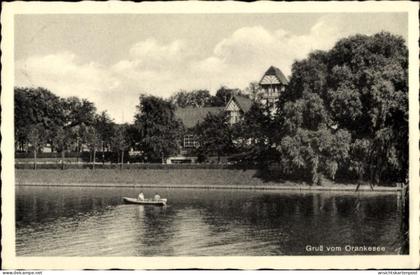 CPA Berlin Lichtenberg Hohenschönhausen, Terrassen und Strandbad am Orankesee, Gaststätte