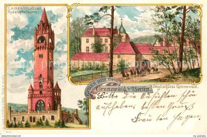 Grunewald Berlin Jagdschloss Grunewald Kaiser-Wilhelm Aussichtsturm