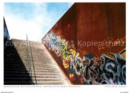 Prenzlauer Berg Ehemaliger Mauerstreifen Postkarte aus Harenberg Kalender
