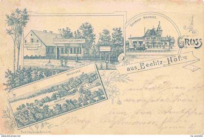 Wannsee STEGLITZ-ZEHLENDORF BERLIN Beelitz-Hof Restaurant Bahnhof Panorama Wanns