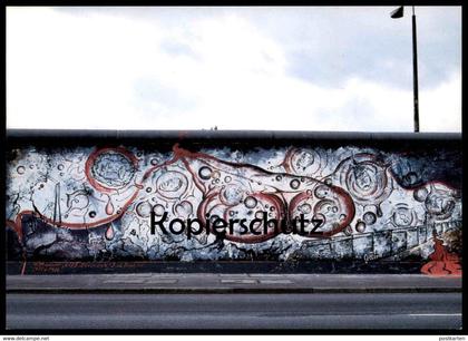 ÄLTERE POSTKARTE BERLIN GERALD KRIEDNER GÖTTERDÄMMERUNG BERLINER MAUER THE WALL LE MUR ART cpa AK postcard Ansichtskarte