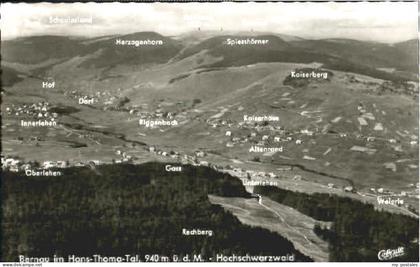 Bernau Schwarzwald Fliegeraufnahme