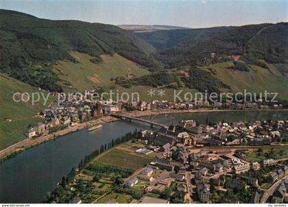 Bernkastel-Kues Moselpartie Fliegeraufnahme