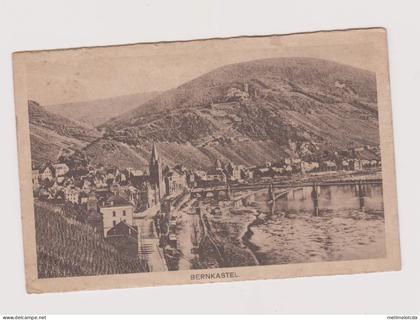 CPA  panorama Bernkastel Allemagne 1922 vignobles pont château 99