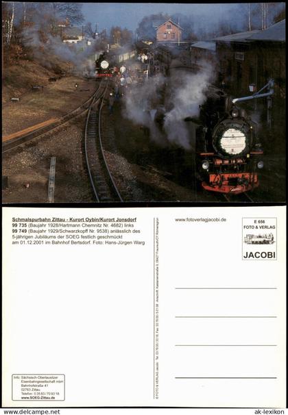 Bertsdorf-Bertsdorf-Hörnitz Schmalspurbahn Zittau-Oybin  Lokomotiven  2001