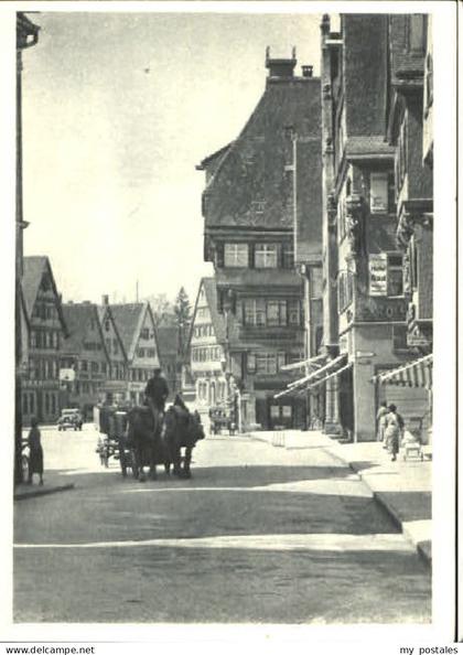 Biberach Riss Biberach Marktplatz ungelaufen ca. 1920