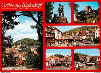 Biedenkopf Lahn Panorama Plastik Burg Marktplatz Teilansichten