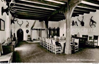 Biedenkopf Lahn Schloss Biedenkopf Rittersaal im Heimatmuseum