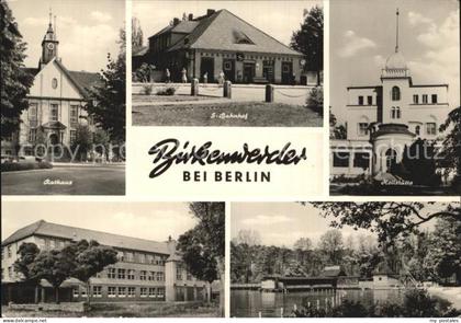 Birkenwerder S-Bahnhof Heilstaette Rathaus