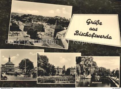 Bischofswerda Marktplatz Muehlteich