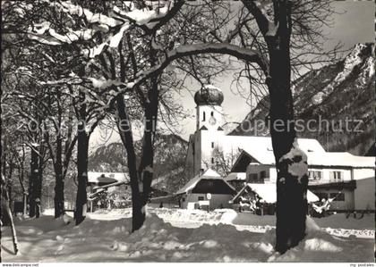 Bischofswiesen Kirche Winteridyll