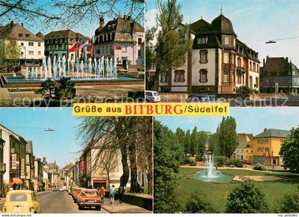 Bitburg Eifel Rheinland-Pfalz Springbrunnen Ortsansichten Park