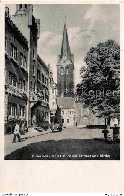 Bitterfeld Sachsen-Anhalt Rathaus Kirche