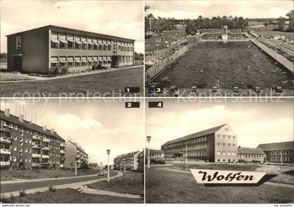 Wolfen Bitterfeld Kindergarten Goethestrasse Schwimmbad Obeschule Erich Weinert