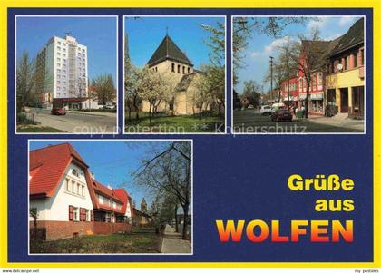 Wolfen Bitterfeld  Rema-Hotel Excelsior Kirche Leipziger Strasse Kirchstrasse